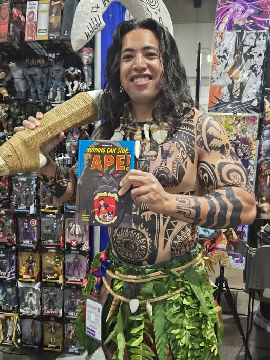 Maui from Moana cosplayer at SDCC